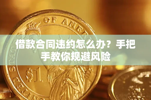 武汉借款合同违约怎么办？手把手教你规避风险