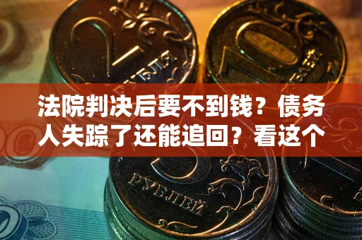 武汉法院判决后要不到钱？债务人失踪了还能追回？看这个方法！