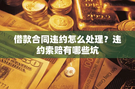 武汉借款合同违约怎么处理？违约索赔有哪些坑