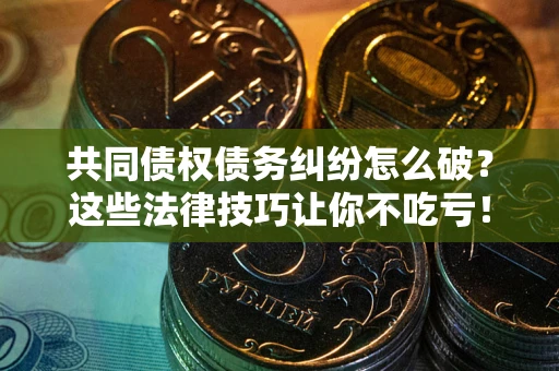 武汉共同债权债务纠纷怎么破？这些法律技巧让你不吃亏！