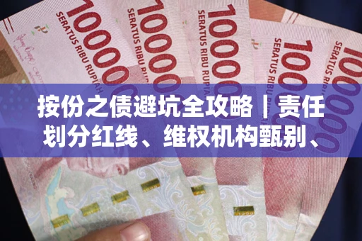 武汉按份之债避坑全攻略｜责任划分红线、维权机构甄别、纠纷处理全流程拆解