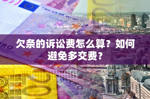 武汉欠条的诉讼费怎么算？如何避免多交费？