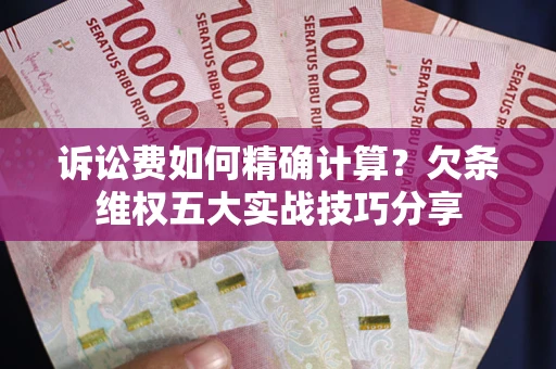 武汉诉讼费如何精确计算？欠条维权五大实战技巧分享