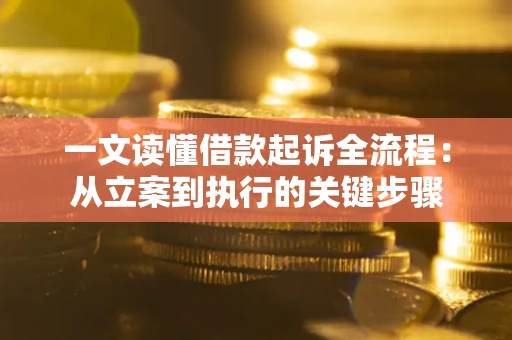武汉一文读懂借款起诉全流程：从立案到执行的关键步骤