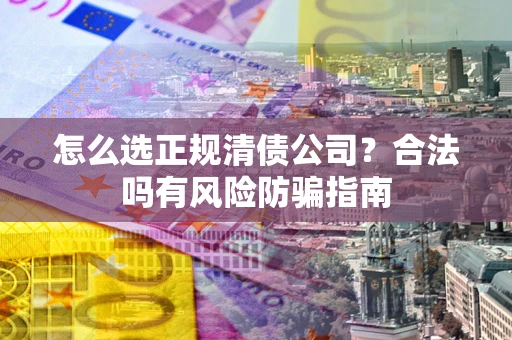 武汉怎么选正规清债公司？合法吗有风险防骗指南